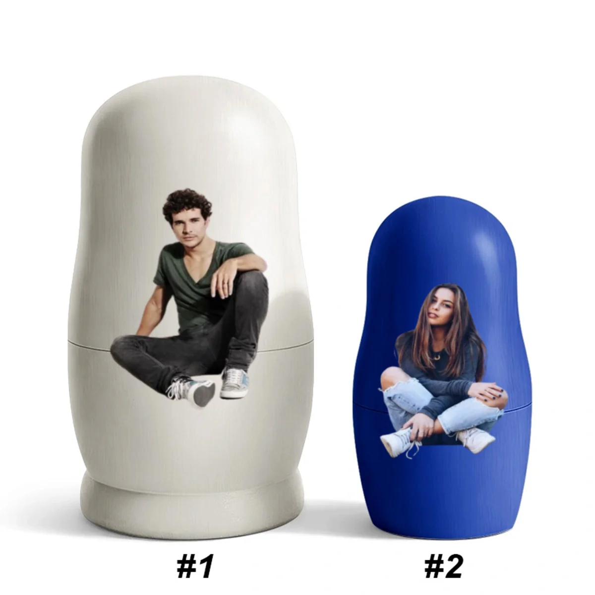 Growing In Love Photo - Personalized Custom Nesting Doll - Image 11