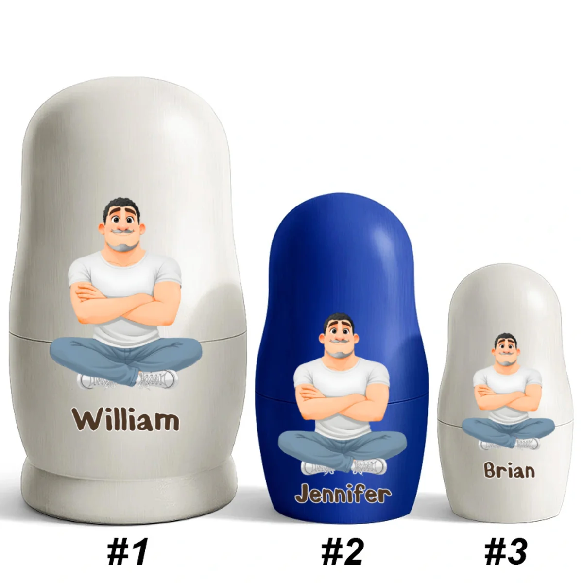 Growing Lovely Family - Personalized Custom Nesting Doll - Image 14