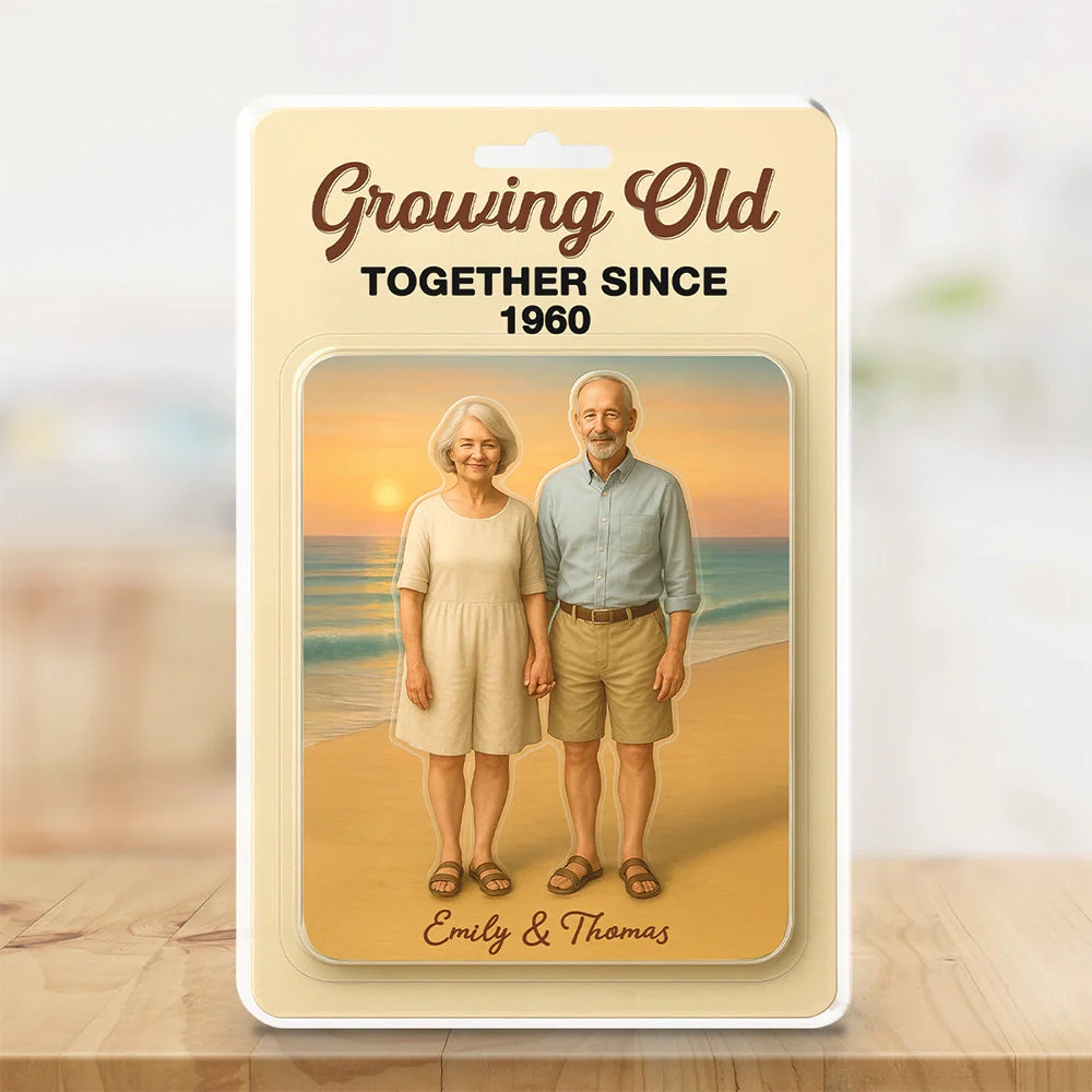 Growing Old Together - Personalized Custom Acrylic Plaque - Image 3