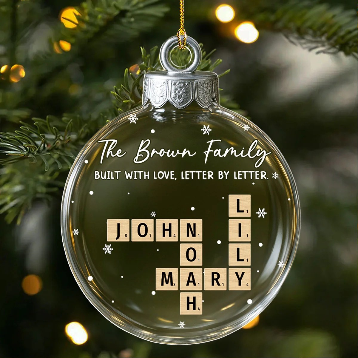 Growing Together One Sweet Memory - Personalized Custom Acrylic Ornament