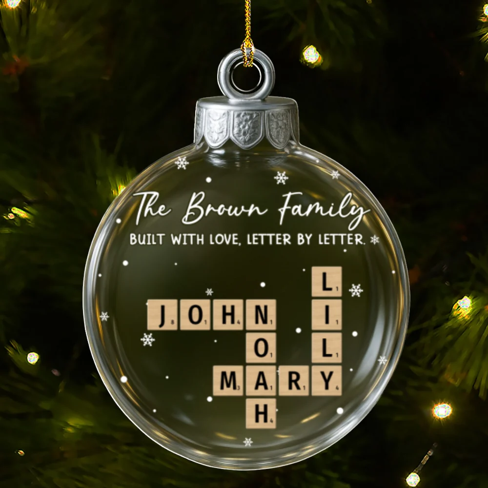 Growing Together One Sweet Memory - Personalized Custom Acrylic Ornament - Image 6