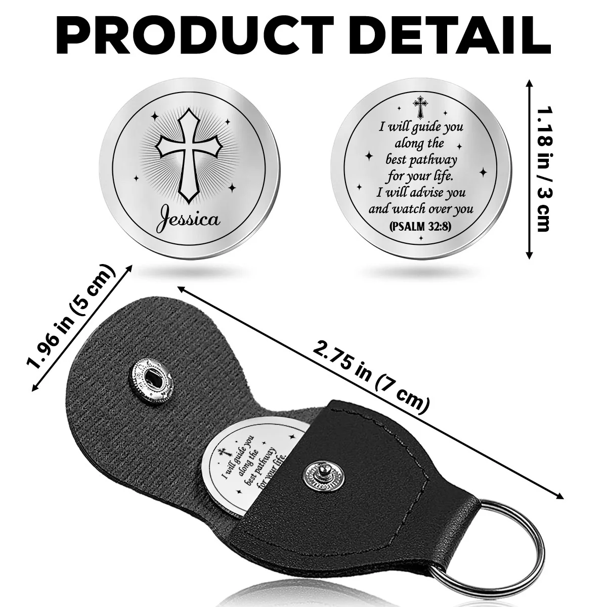 Guided By His Love - Personalized Custom Pocket Hug - Image 6