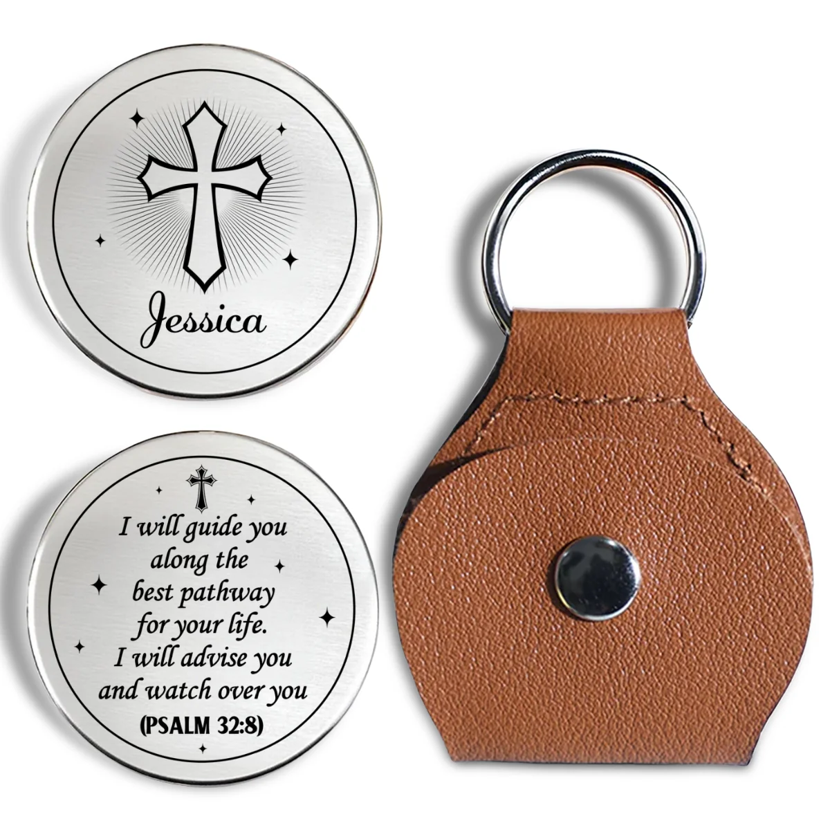 Guided By His Love - Personalized Custom Pocket Hug - Image 8