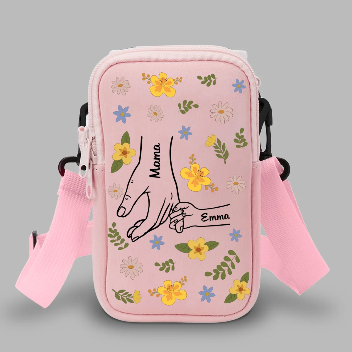 Hand In Hand - Personalized Custom Water Bottle Carrier Bag - Image 10