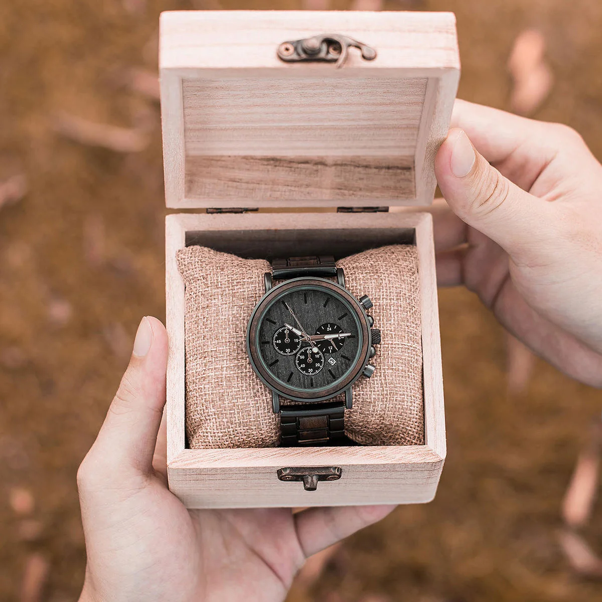 Hands Down Best Dad Ever - WATCH GQ026 - Personalized Engraved Wooden Watches GQ026 - Image 10