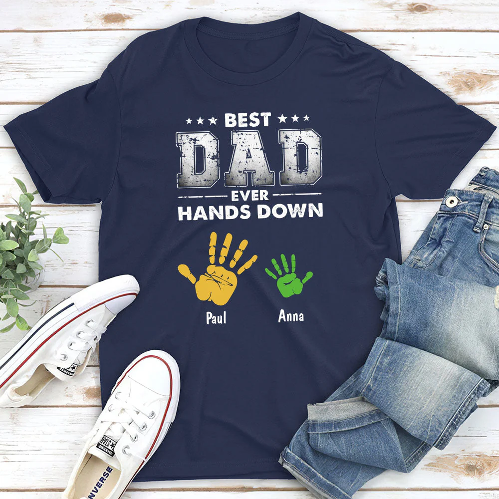 Hands Down - Personalized Custom Classic T-shirt - Image 4