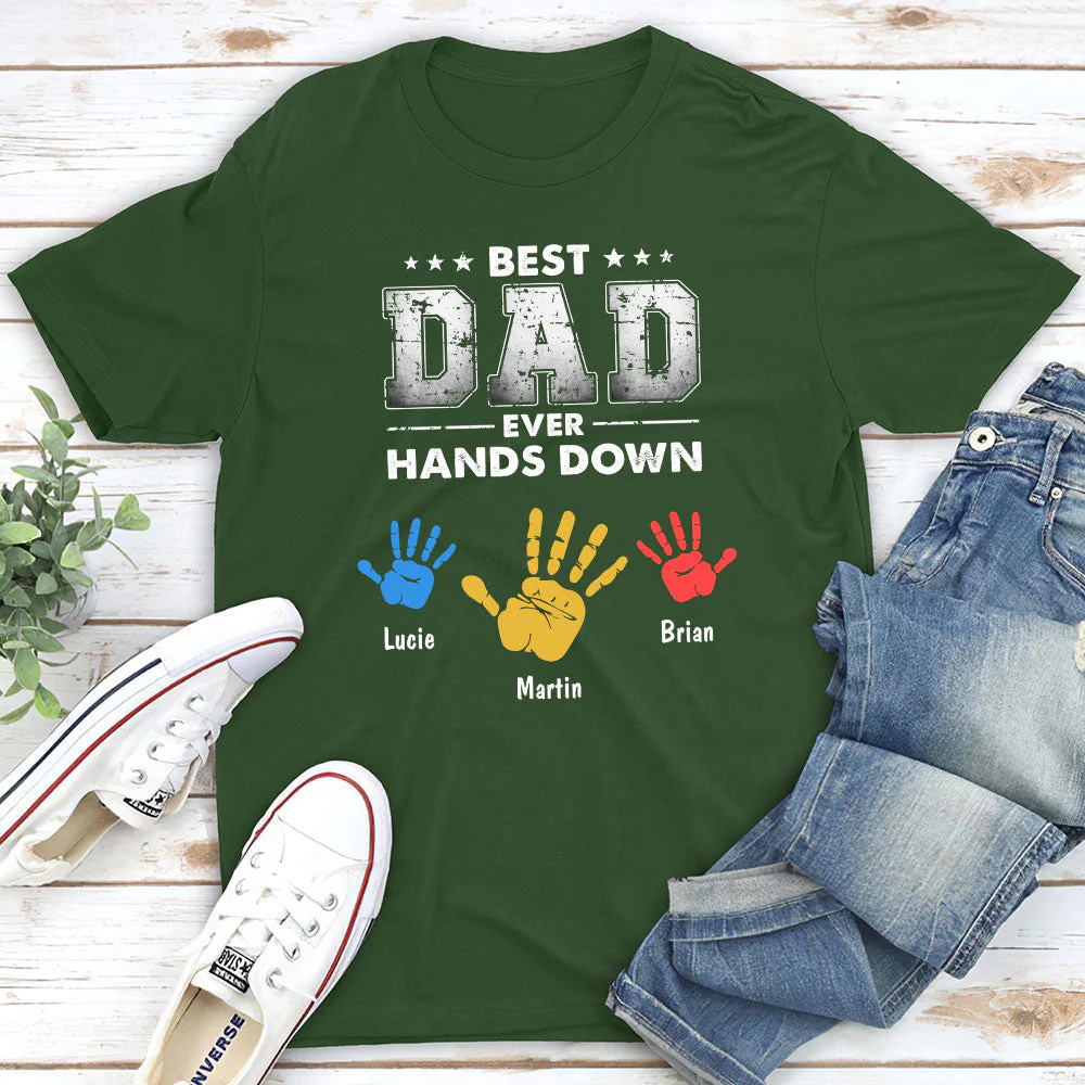 Hands Down - Personalized Custom Classic T-shirt - Image 5