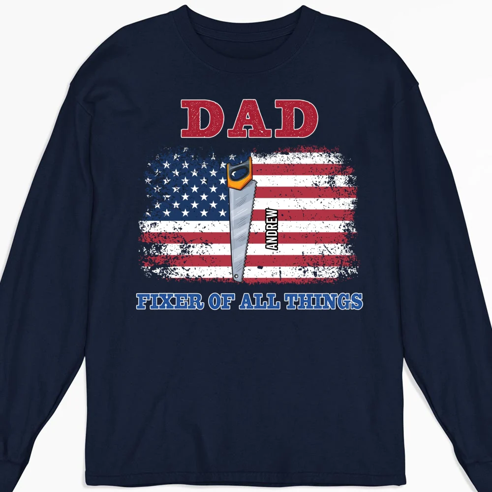 Handy Dad Hero At Home - Personalized Custom Shirt - Image 16