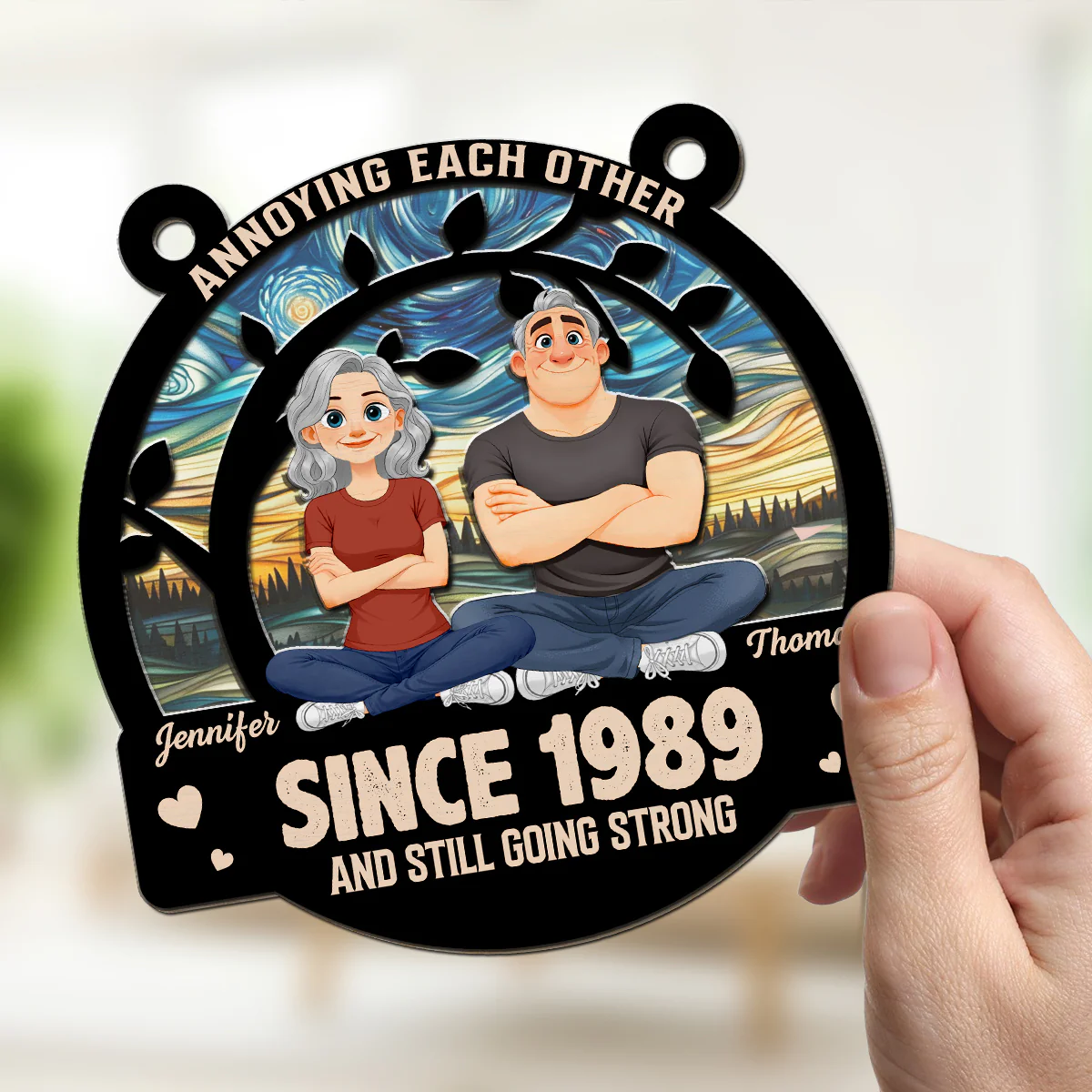 Happily Ever After - Personalized Custom Suncatcher - Image 2