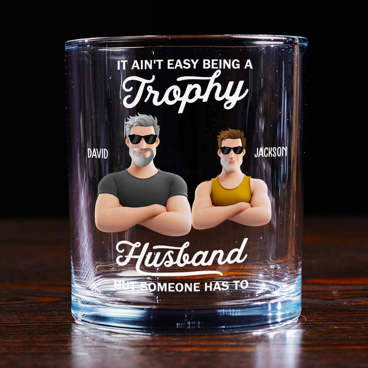 Happiness Begins With You - Personalized Custom Whiskey Glass - Image 6