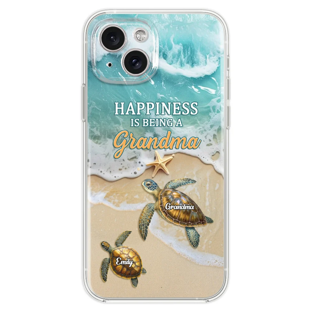 Happiness Is Being A Grandma - Personalized Custom Phone Case - Image 21