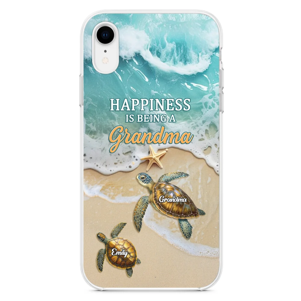 Happiness Is Being A Grandma - Personalized Custom Phone Case - Image 23