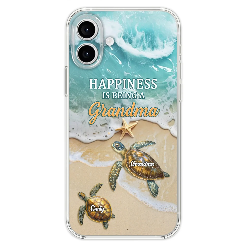 Happiness Is Being A Grandma - Personalized Custom Phone Case - Image 26