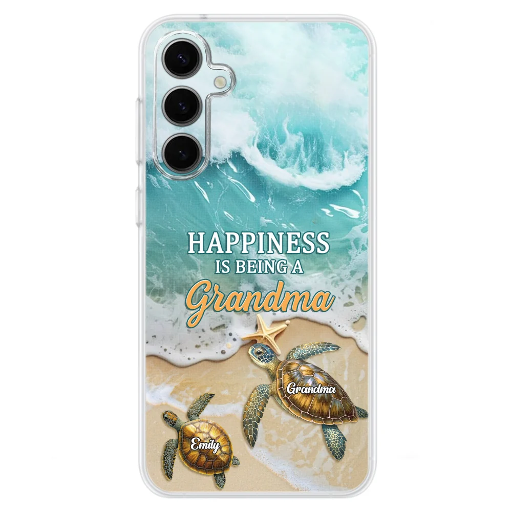 Happiness Is Being A Grandma - Personalized Custom Phone Case - Image 30
