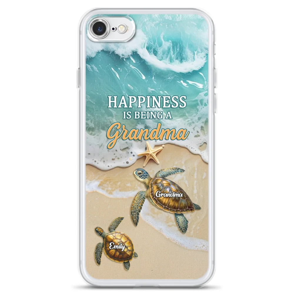 Happiness Is Being A Grandma - Personalized Custom Phone Case - Image 6