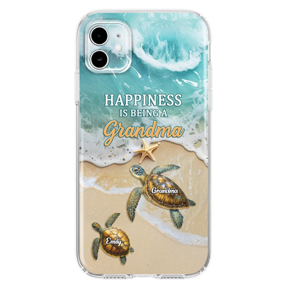 Happiness Is Being A Grandma - Personalized Custom Phone Case - Image 8