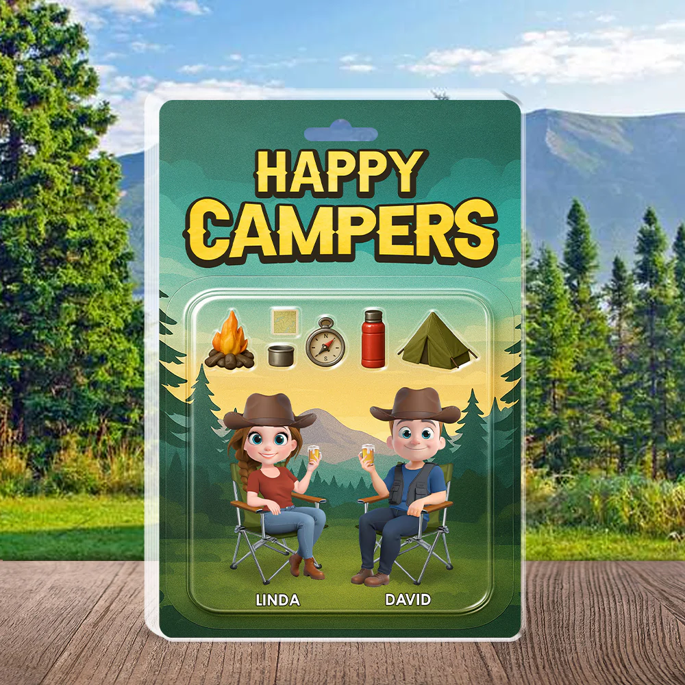 Happy Campers - Personalized Custom Acrylic Plaque - Image 4