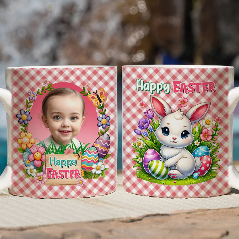 Happy Easter - Personalized Custom Coffee Mug - Image 5