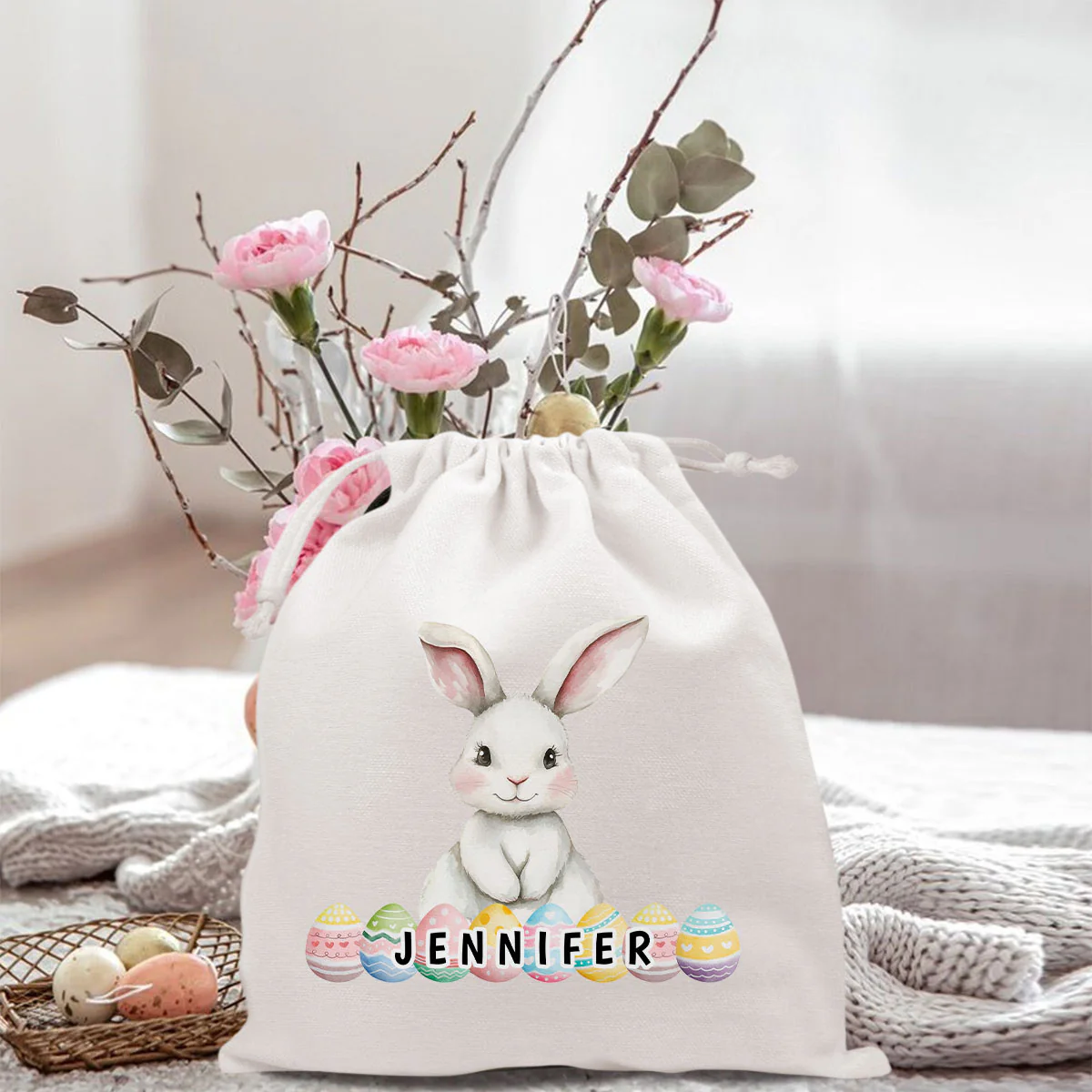 Happy Easter - Personalized Custom Favor Bag - Image 5