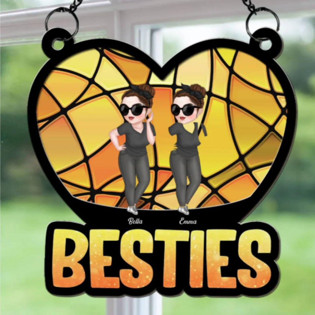 Happy Friendship - Personalized Custom Suncatcher - Image 5