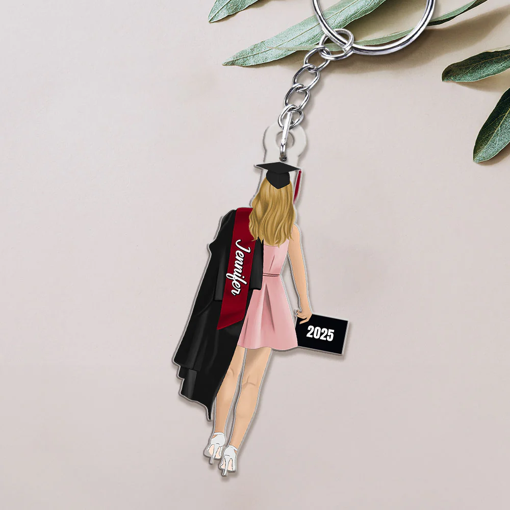 Happy Graduation 2025 - Personalized Custom Acrylic Keychain - Image 5