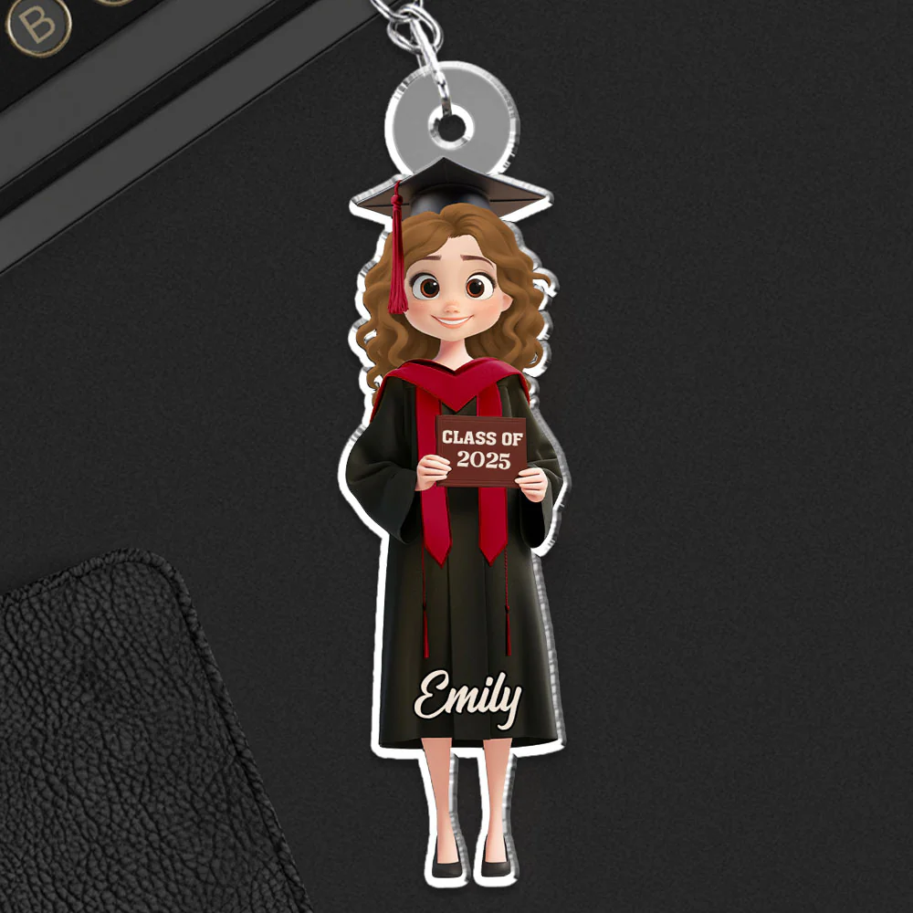 Happy Graduation My Friends - Personalized Custom Acrylic Keychain
