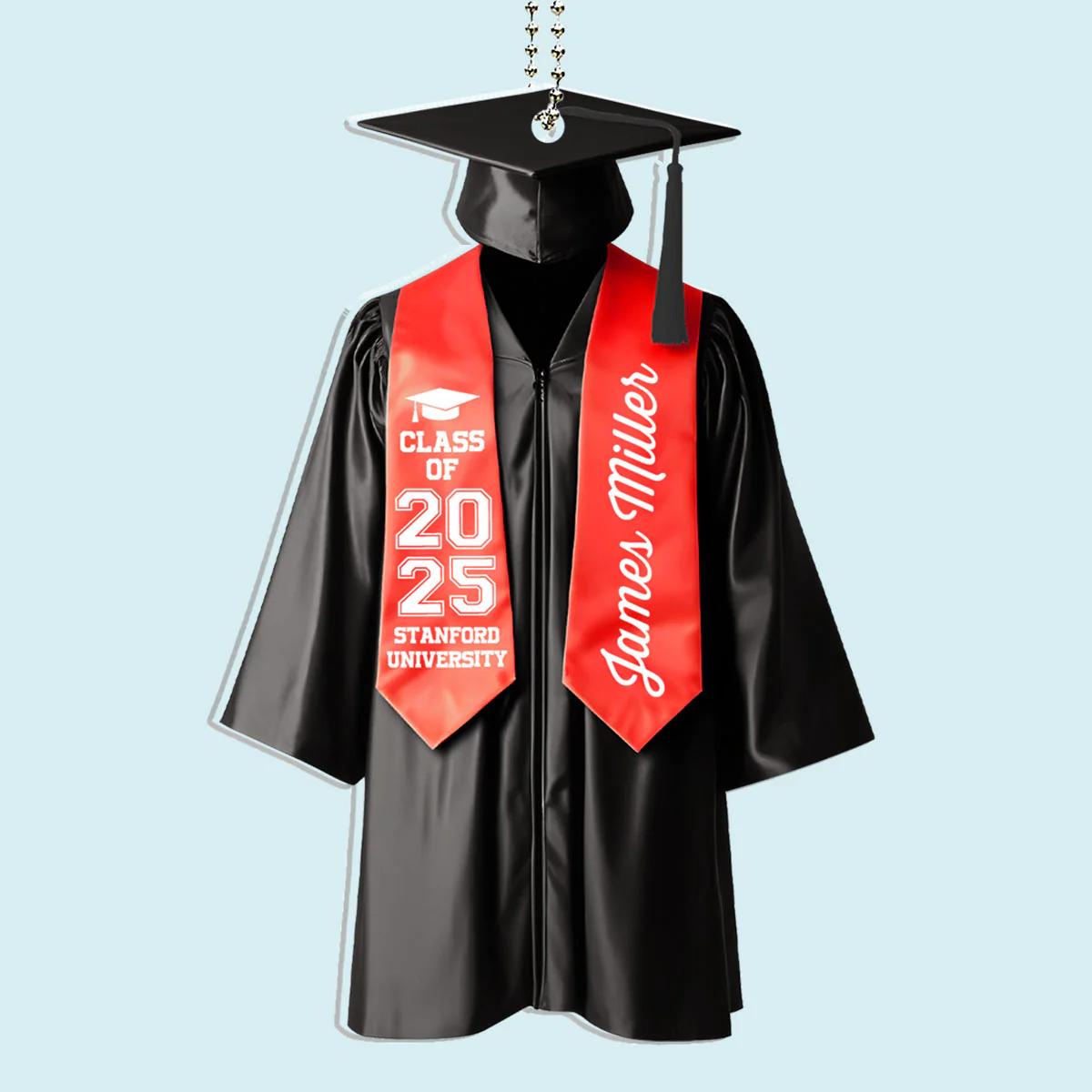 Happy Graduation - Personalized Custom Car Ornament
