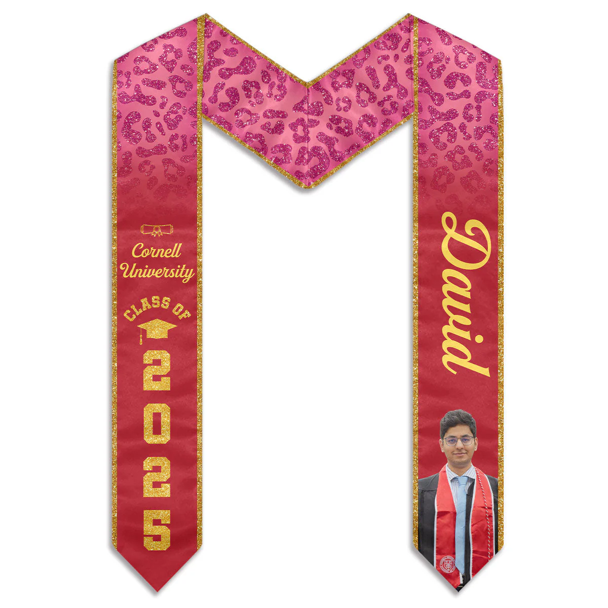 Happy Graduation - Personalized Custom Graduation Stole - Image 4