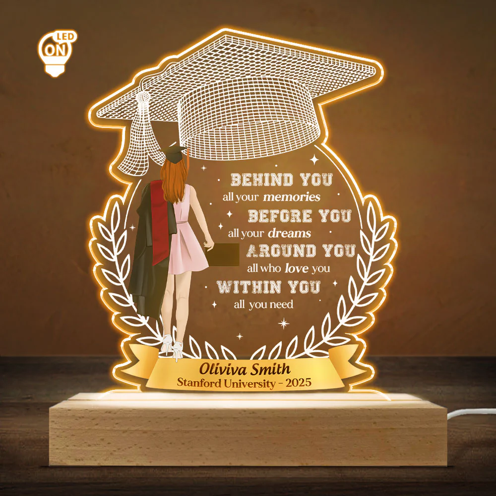 Happy Graduation - Personalized Custom LED Light