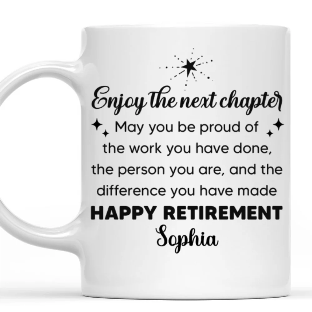 Happy Retirement - Personalized Custom Coffee Mug - Image 7