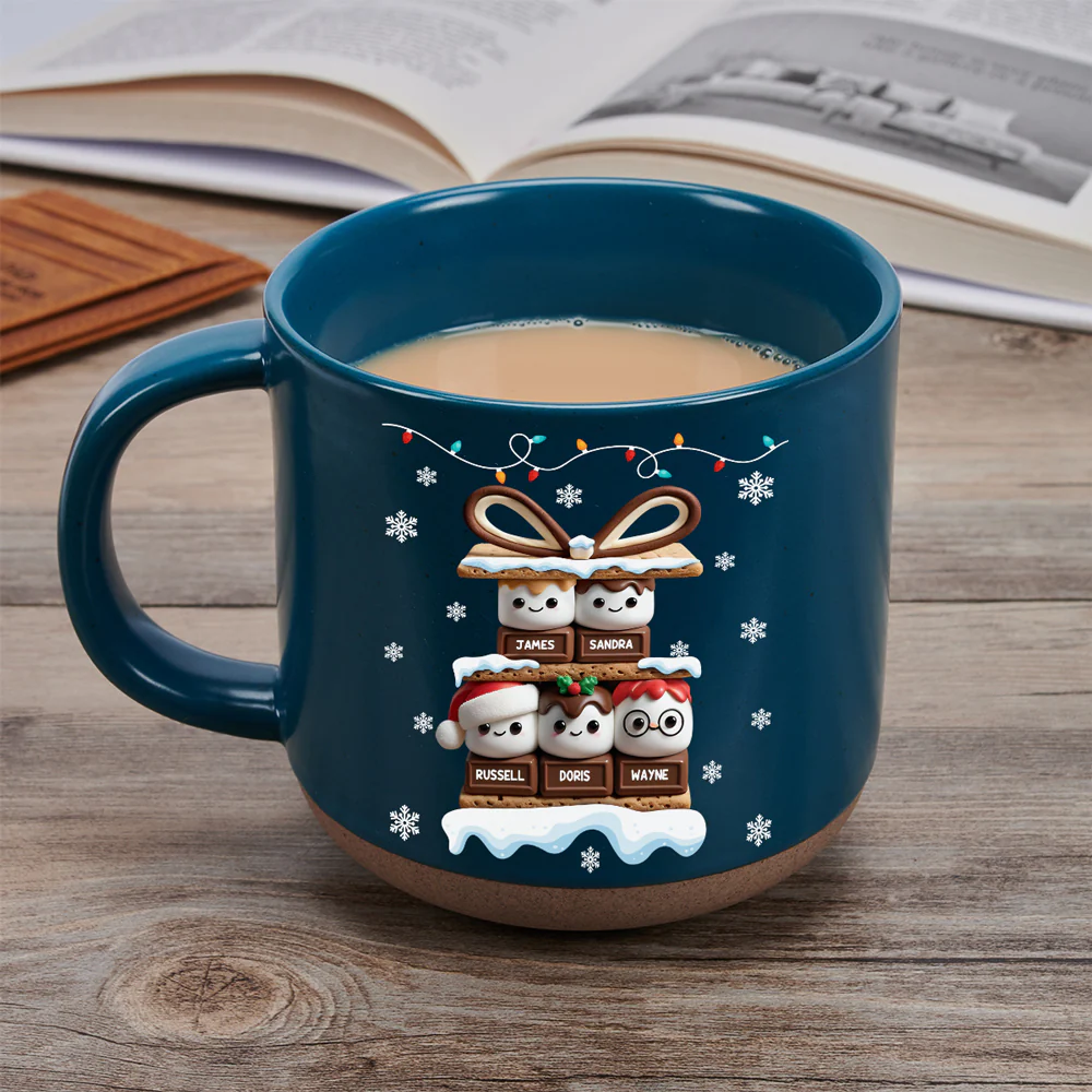 Happy Smores - Personalized Custom Pottery Mug - Image 2