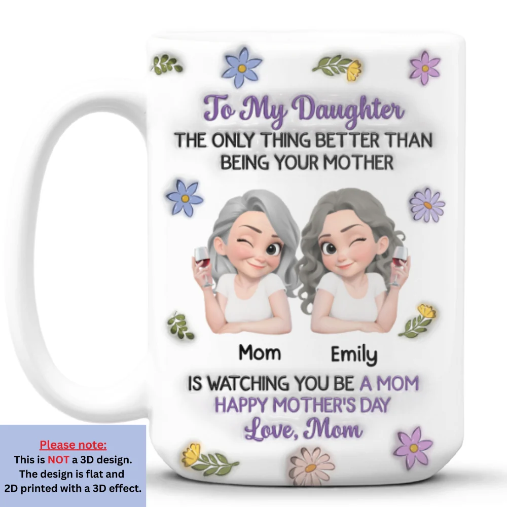 Happy Your Day - Personalized Custom 3D Inflated Effect Mug - Image 8