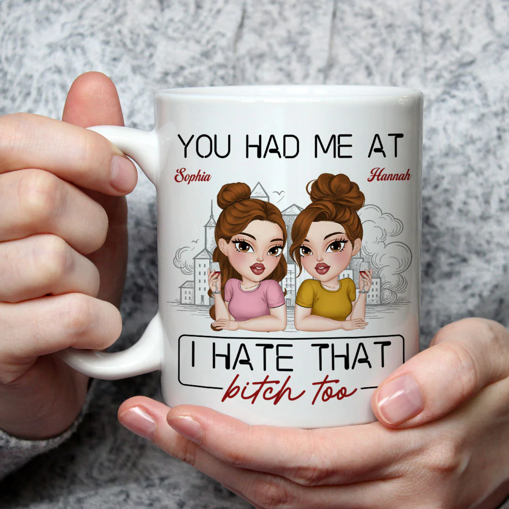 Haters Make The Best Friends - Personalized Custom Coffee Mug - Image 2