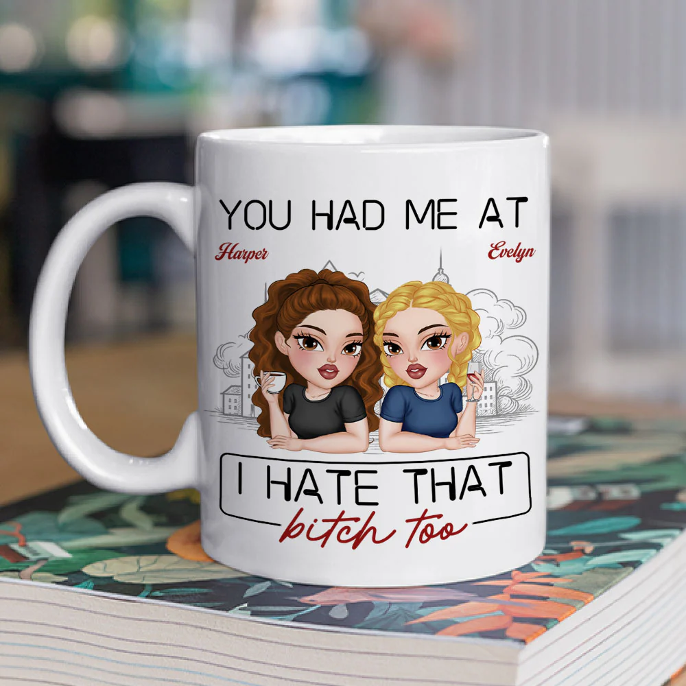Haters Make The Best Friends - Personalized Custom Coffee Mug - Image 3