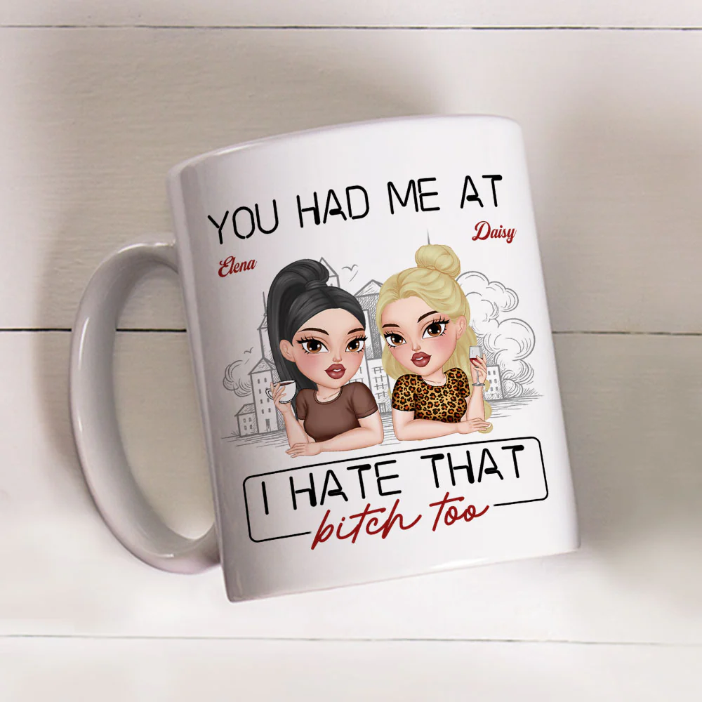 Haters Make The Best Friends - Personalized Custom Coffee Mug - Image 4