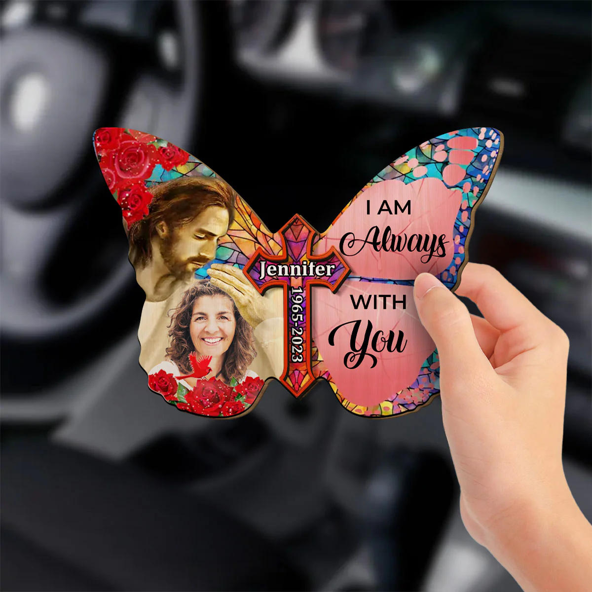 Have You In My Heart - Personalized Custom Car Visor Clip - Image 2