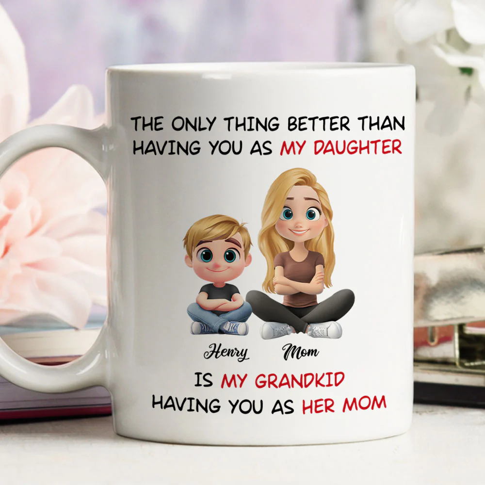 Having You As My Daughter - Personalized Custom Coffee Mug - Image 4