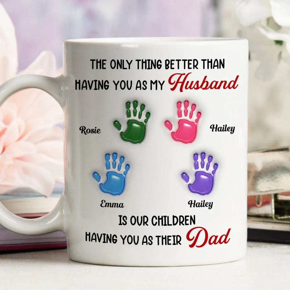 Having You As My Husband - Personalized Custom 3D Inflated Effect Mug - Image 2