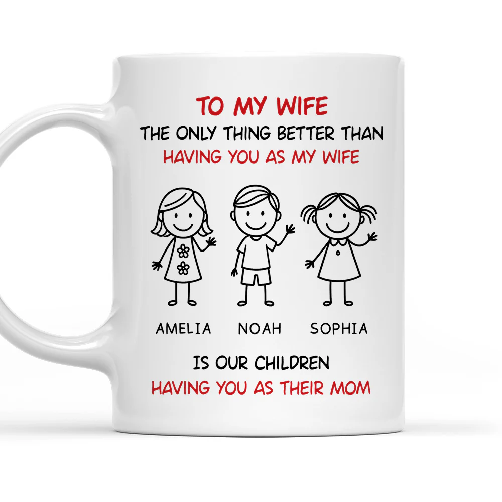 Having You As My Wife - Personalized Custom Coffee Mug