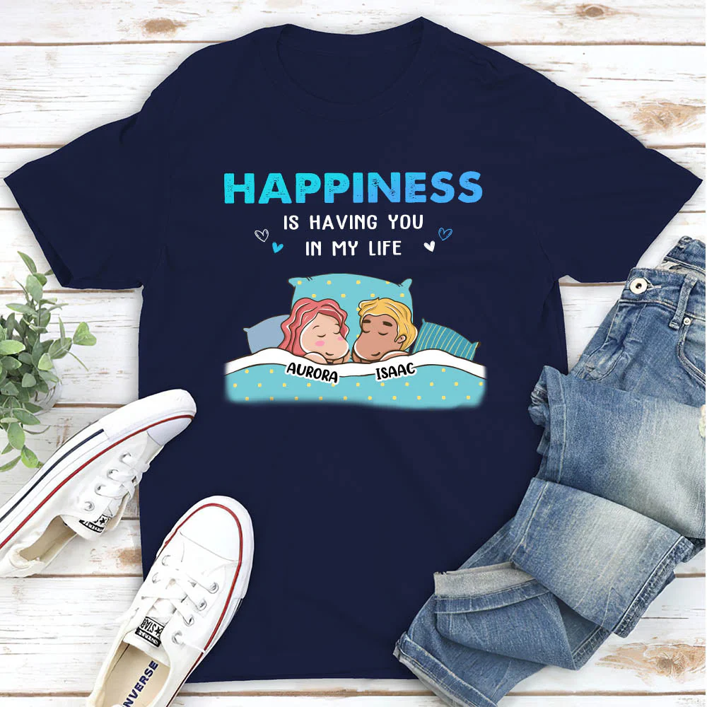 Having You In My Life - Personalized Custom Classic T-shirt - Image 2