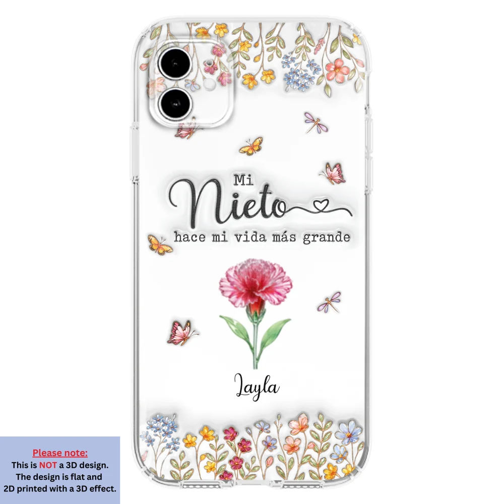 Haz la vida más GRANDE con NIÑOS adorables - Funda de móvil personalizada con efecto inflado 3D - Image 10