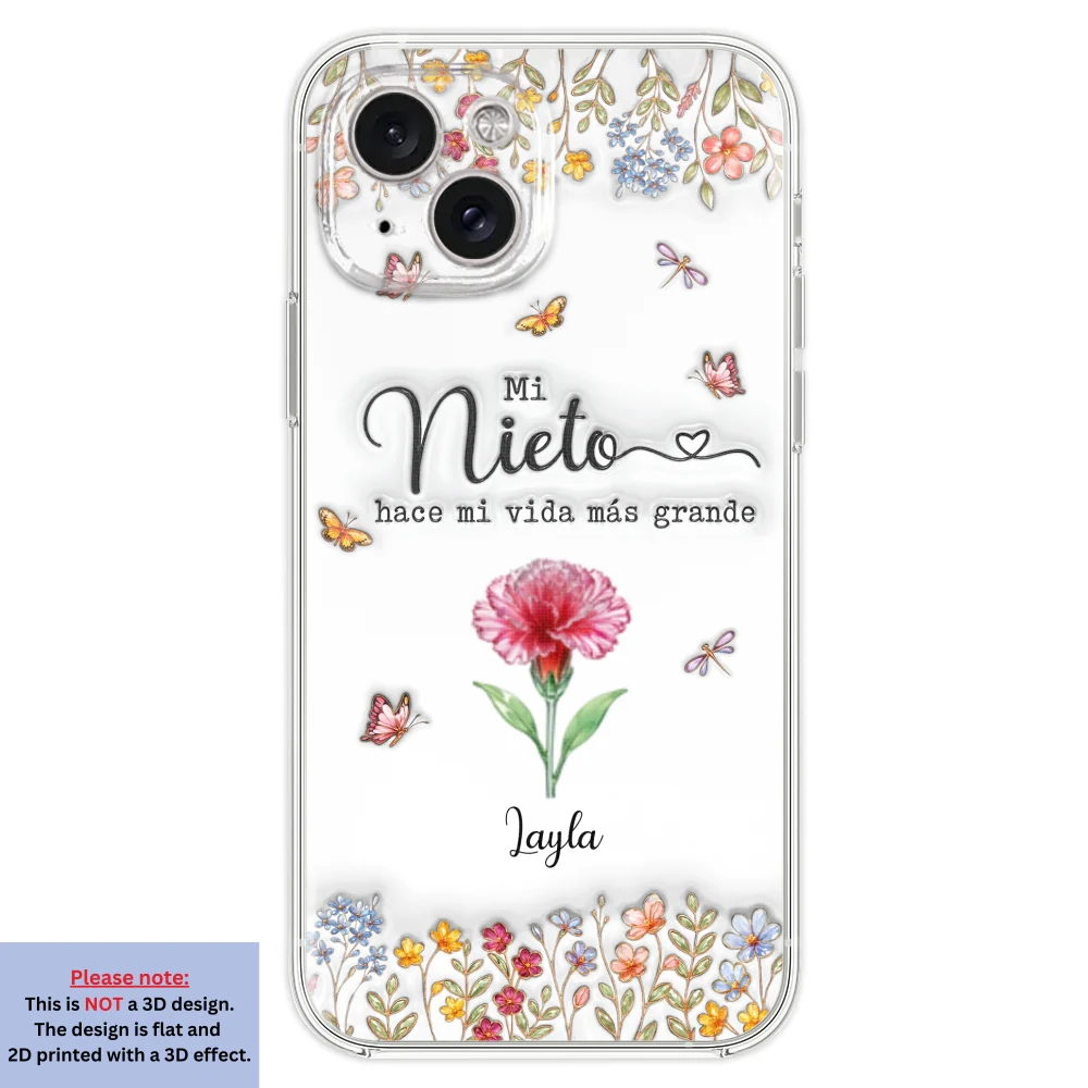 Haz la vida más GRANDE con NIÑOS adorables - Funda de móvil personalizada con efecto inflado 3D - Image 20