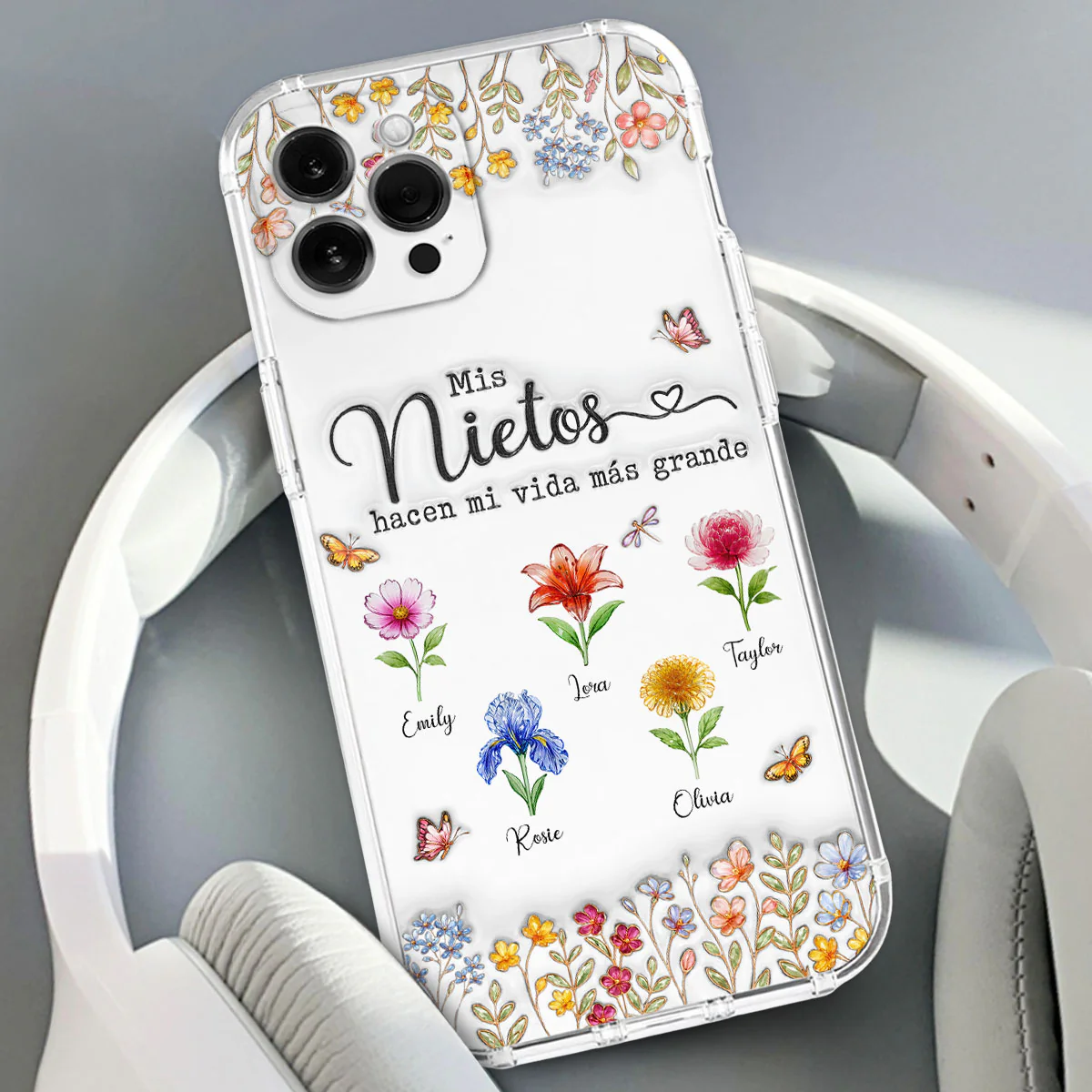 Haz la vida más GRANDE con NIÑOS adorables - Funda de móvil personalizada con efecto inflado 3D - Image 4