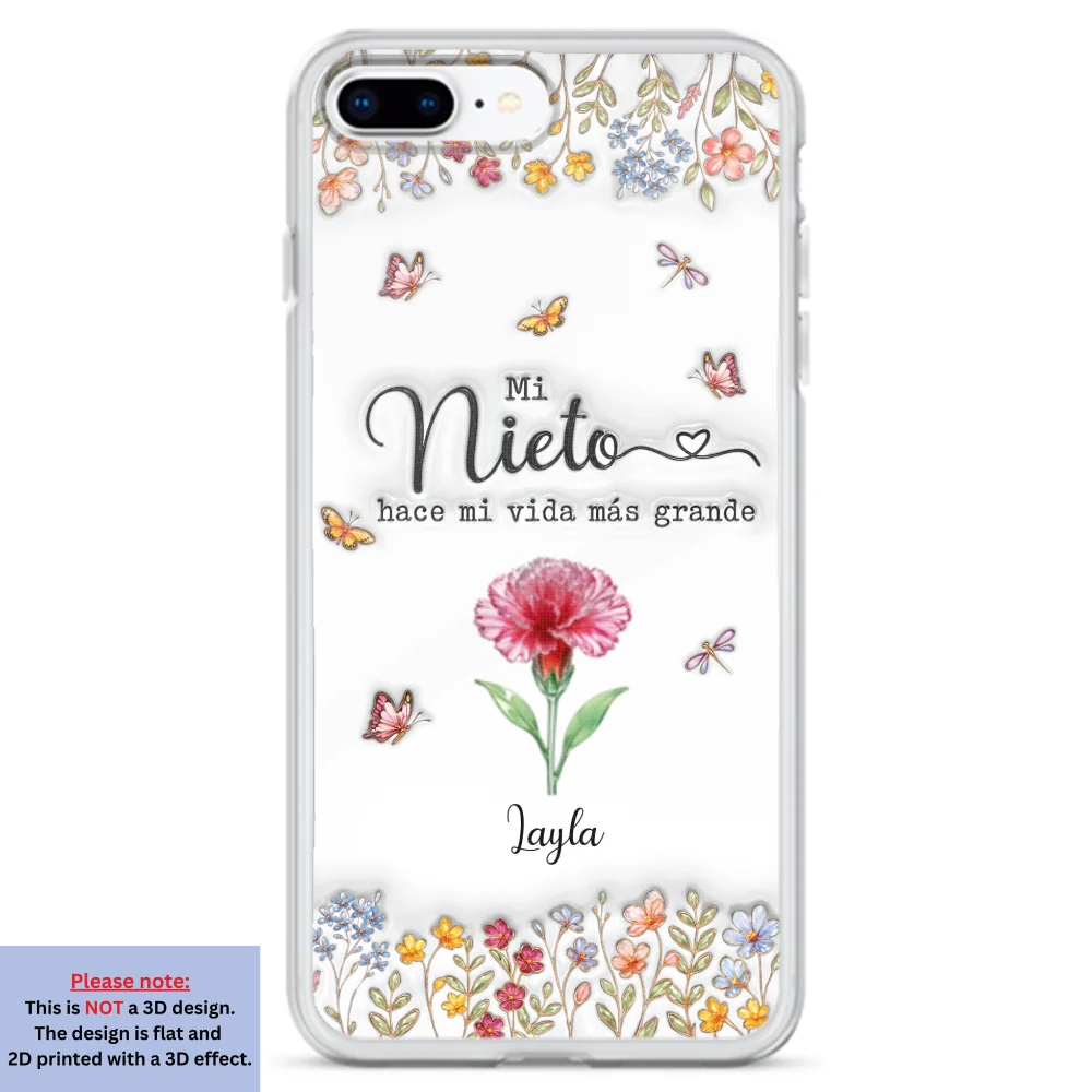Haz la vida más GRANDE con NIÑOS adorables - Funda de móvil personalizada con efecto inflado 3D - Image 6