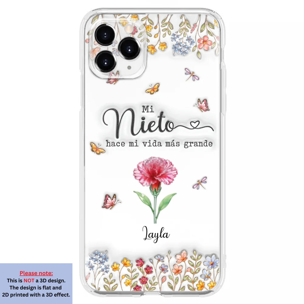 Haz la vida más GRANDE con NIÑOS adorables - Funda de móvil personalizada con efecto inflado 3D - Image 9