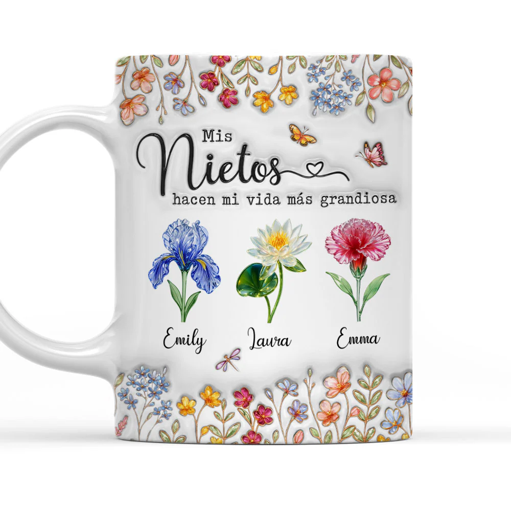 Haz la vida más grandiosa con Lovely Kids – Taza personalizada con efecto 3D inflado