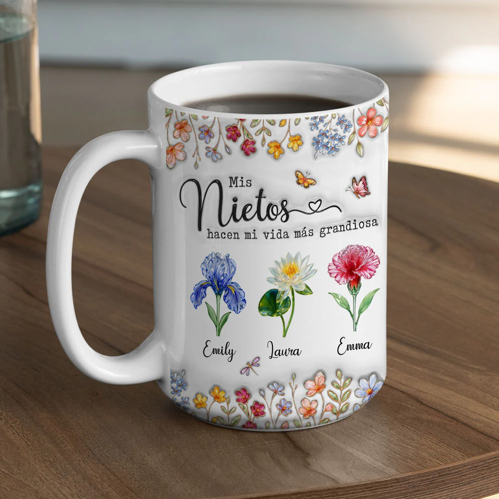 Haz la vida más grandiosa con Lovely Kids – Taza personalizada con efecto 3D inflado - Image 4