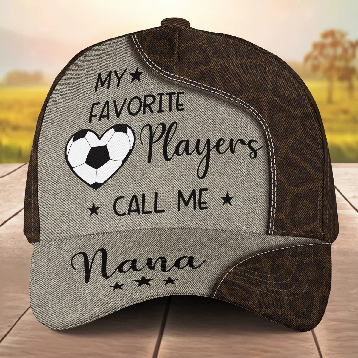 He Scores And Grandma Goes Wild - Personalized Custom Classic Cap - Image 6