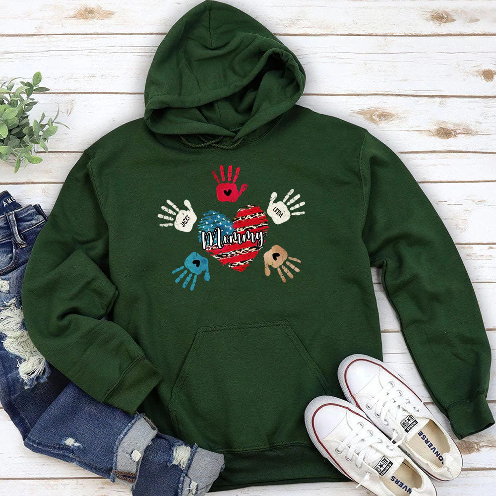 Heart And Hands - Personalized Custom Hoodie - Image 3