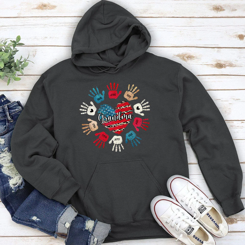 Heart And Hands - Personalized Custom Hoodie - Image 4